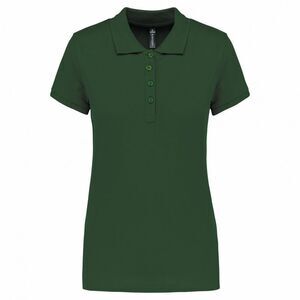 Kariban Womens/Ladies Pique Polo Shirt / Forest Green